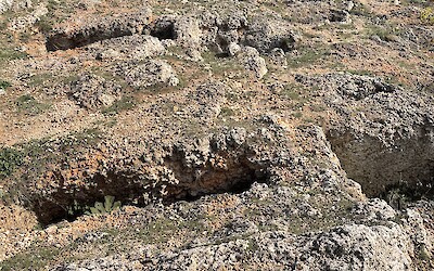 Ancient graves hewn into the rock (submitted by Michael Hallowell)