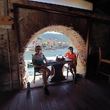 A quiet dinner by the sea (photo by Joe E)