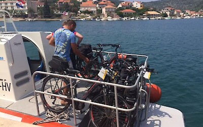 Biking on water :) (submitted by Lori)