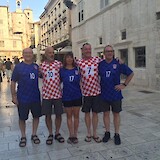 Cheering for Croatia! (photo by Lori)