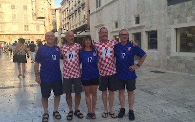 Cheering for Croatia! (submitted by Lori)