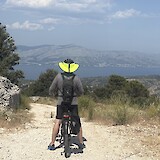 Overlook along route in Hvar island. (photo by Dan Mc.)