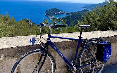 Lostovo and my bike (submitted by John Foster)