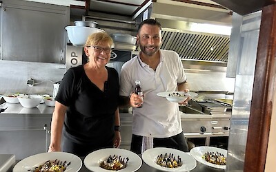 Our Chef's on the boat fed us Sooo Much Food!! They were amazing. (submitted by Lorinda Troppmann)