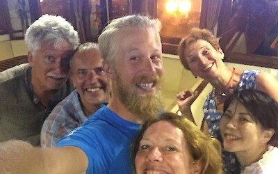 Surprise party on the boat by the captain (submitted by Nanachan)