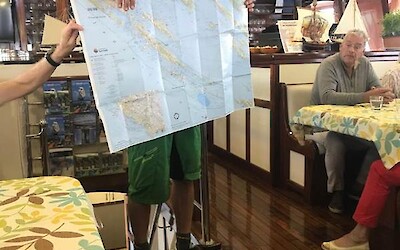 A daily briefing with Marin (local tour guide). (submitted by Matt L)