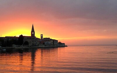 Sunset in Porec, Croatia. (submitted by Two Michiganders)