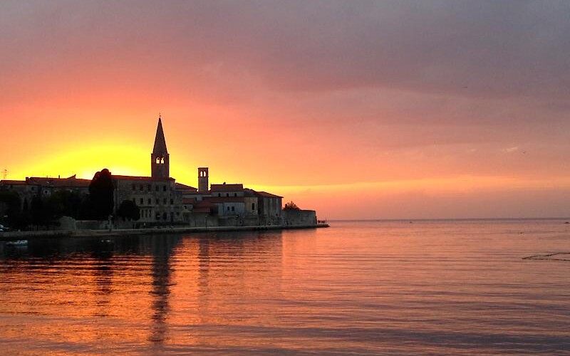 Sunset in Porec, Croatia. (submitted by Two Michiganders)