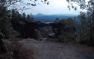The Natural Bridge at the Czech Switzerland National Park (submitted by Calista1226)