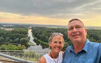 Sunset at the end of the day in Melnick. (submitted by Jay Penner)