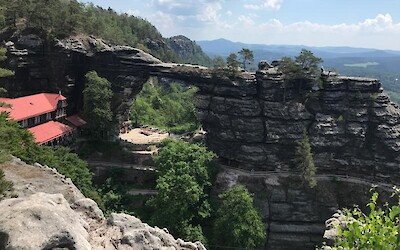 Largest rock arch in Europe (Pravcicka Brana) (submitted by Team Wuss)