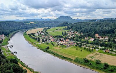 Elbe River vista from Saxon-Switzerland National Park (DE) (submitted by Jen D.)