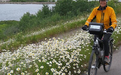 We continued along the trail through the dunes and marshes towards Copenhagen (submitted by Pedaler)