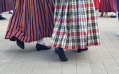 Latvian Folk Music and Dance Festival (submitted by Lindsey Parkinson)