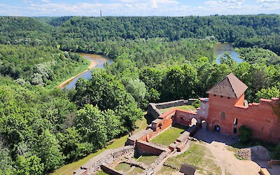 Old fortress above a river valley... (submitted by Michael Drake)