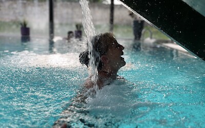 Fun in the spa at our last brilliant hotel (submitted by Deborah Ryan)