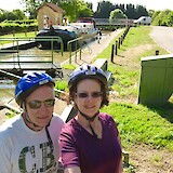 Biking along the canal on the way to chasey le camp (photo by Gilleanmac)