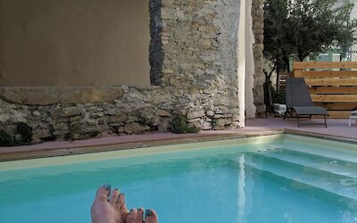 The pool at Chateau de Siran (and the spa was amazing too!) (submitted by Jessicarae)