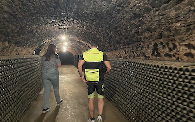 Tour of the limestone caves at Vollereaux (submitted by Robyn Larkin)