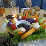 Crudities at La Ferme (photo by KathiD)