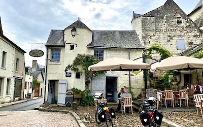 A typical coffee break stop.  On the way to Angers. (submitted by mrank)