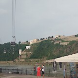 Cable car to Ehrenbreitstein in Koblenz (photo by Peter Wiedenbeck)