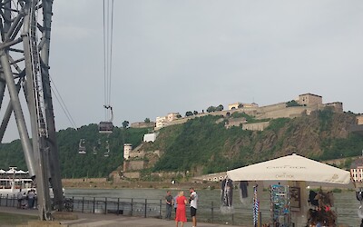 Cable car to Ehrenbreitstein in Koblenz (submitted by Peter Wiedenbeck)
