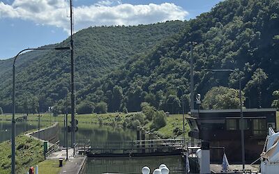 The lock in Koblenz (submitted by Linda C)