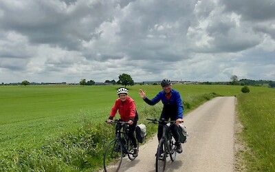 New friends who were on the same self-guided route. (submitted by Jan M)