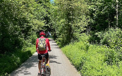 a nice gravel trail... some were less well maintained (submitted by Jan M)