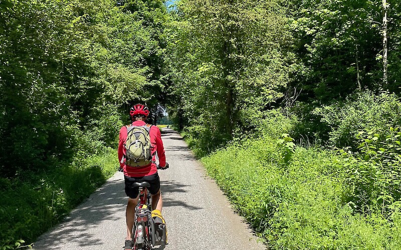 a nice gravel trail... some were less well maintained (submitted by Jan M)