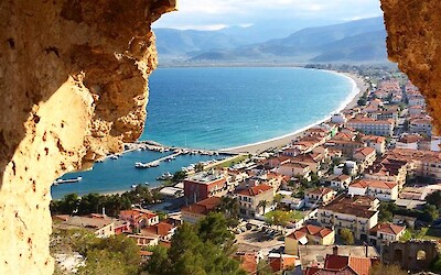 an easy walk up to Castle ruins (submitted by Brittanyatbiketoursdotcom)