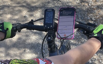Bike set up. Bike also includes pannier. (submitted by Suzanne S)