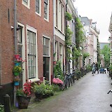 2 A beautiful side street in old Haarlem. (photo by Pedalann)