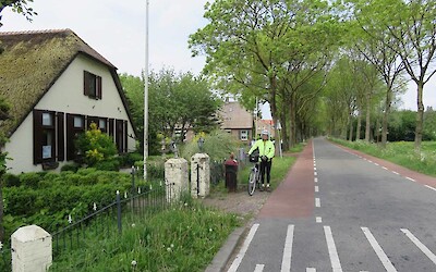 2 We often rode on bike lanes along quiet roads. (submitted by Pedalann)