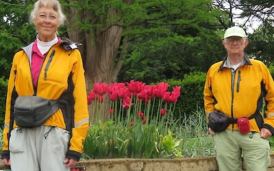 6 Ann and Fred in the Leiden Botanic Garden. (submitted by Pedalann)
