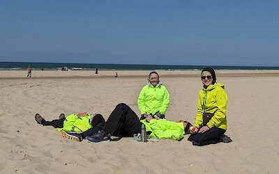 Lunch on the beach at Egmond am Meer (submitted by MarcieB)