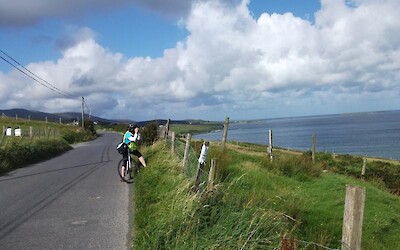 Typical roadway along the Wild Atlantic Way (submitted by Tzee)