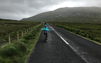 On the way to Lough Inagh - be prepared for clouds, cool weather, and moisture. (submitted by Brendan)