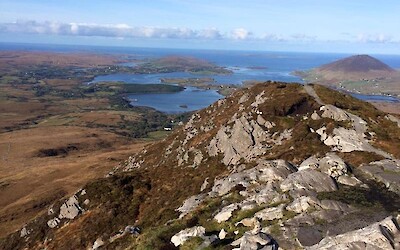 Hiking on Diamond Mountain in Connemara National Park (submitted by Brittany at BikeTours)