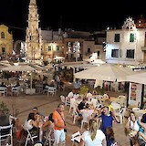Great nightlife each day, this was the historic center of Ostuni.