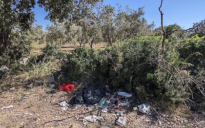 Mountains of garbage all over the roads in rural areas, it went on for hundreds of km. :( (submitted by George Ouimet)
