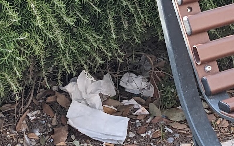 Even in some parks. Sadly the plastic will persist for centuries and no one seems…