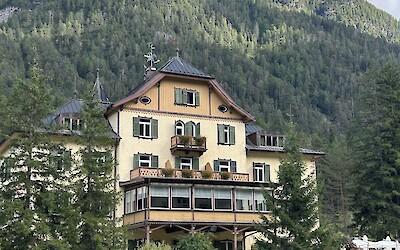 Toblacher See with resident swans, restaurant and hiking trails. (submitted by Marcie B)
