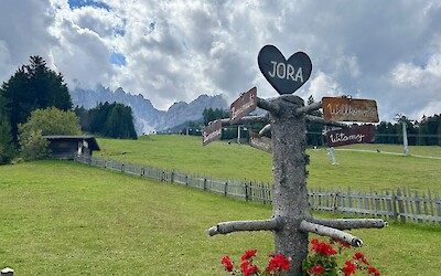 The Jora Refugio Hut was a good cardio hike up a serpentine gravel road out of San Candido. (submitted by Marcie B)