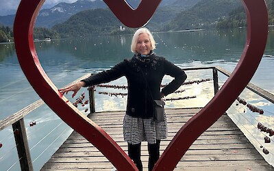 Bled, Slovenia is tourist central, but it's big enough to get away from the maddening crowds. (submitted by Marcie Bushnelll)