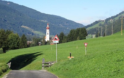 1 A look back a Niederdorf as we left in the morning (submitted by Pedalann)