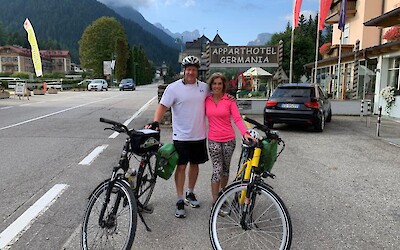 The start at Toblach/Dobbiaco (submitted by Marv)