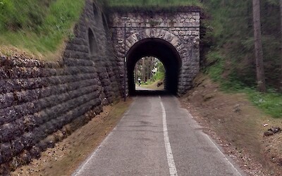 The old train grade was mostly paved and separated from traffic (submitted by Rob Russell)