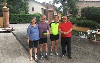 our hosts at the traditional balsamic vinegar producers (submitted by TomS)